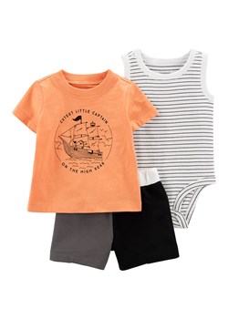 carter&apos;s 3-częściowy zestaw w kolorze pomarańczowo-czarnym ze sklepu Limango Polska w kategorii Komplety niemowlęce - zdjęcie 164534277
