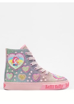 Lelli Kelly Sneakersy &quot;Unicorn&quot; w kolorze różowym ze sklepu Limango Polska w kategorii Trampki dziecięce - zdjęcie 164534798