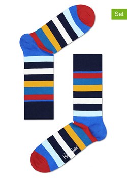 Happy Socks Skarpety &quot;Stripes&quot; ze wzorem ze sklepu Limango Polska w kategorii Skarpetki męskie - zdjęcie 164535667