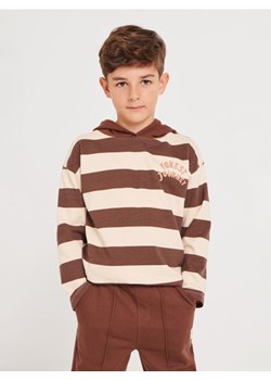 Sinsay - Bluza z kapturem - brązowy ze sklepu Sinsay w kategorii Bluzy chłopięce - zdjęcie 164536488