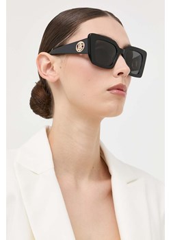 Burberry okulary przeciwsłoneczne DAISY damskie kolor czarny 0BE4344 ze sklepu PRM w kategorii Okulary przeciwsłoneczne damskie - zdjęcie 164537177