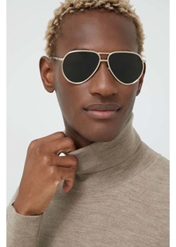 Burberry okulary przeciwsłoneczne męskie kolor złoty ze sklepu PRM w kategorii Okulary przeciwsłoneczne męskie - zdjęcie 164537227