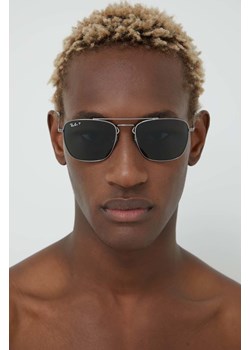Ray-Ban okulary przeciwsłoneczne męskie kolor niebieski 0RB3588 ze sklepu PRM w kategorii Okulary przeciwsłoneczne męskie - zdjęcie 164537239