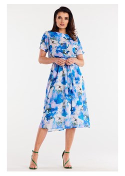Awama Sukienka w kolorze niebiesko-białym ze sklepu Limango Polska w kategorii Sukienki - zdjęcie 164538229