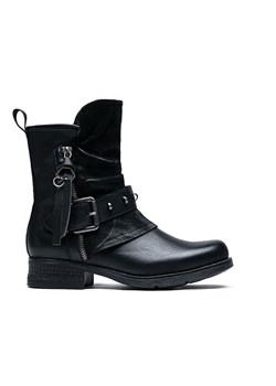 Foreverfolie Botki w kolorze czarnym ze sklepu Limango Polska w kategorii Botki - zdjęcie 164543259