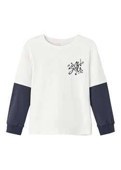 name it Koszulka &quot;Momsan&quot; w kolorze białym ze sklepu Limango Polska w kategorii T-shirty chłopięce - zdjęcie 164551786