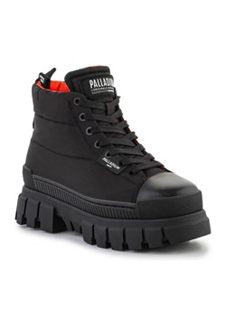 Buty Palladium Revolt Boot Overcush W 98863-001-M czarne ze sklepu ButyModne.pl w kategorii Workery damskie - zdjęcie 164555287