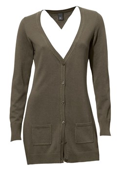 Heine Kardigan w kolorze oliwkowym ze sklepu Limango Polska w kategorii Swetry damskie - zdjęcie 164559989