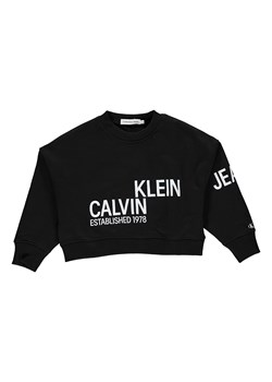 Calvin Klein Bluza w kolorze czarnym ze sklepu Limango Polska w kategorii Bluzy dziewczęce - zdjęcie 164563445