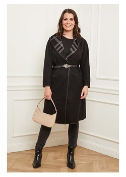Curvy Lady Płaszcz przejściowy w kolorze czarnym ze sklepu Limango Polska w kategorii Płaszcze damskie - zdjęcie 164563547