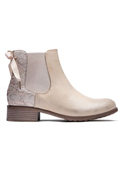 Foreverfolie Sztyblety w kolorze beżowym ze sklepu Limango Polska w kategorii Botki - zdjęcie 164571659