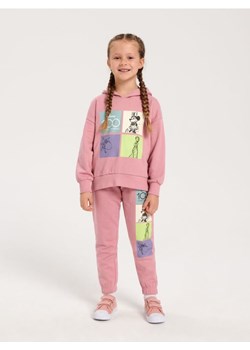 Sinsay - Spodnie dresowe Disney 100 - różowy ze sklepu Sinsay w kategorii Spodnie dziewczęce - zdjęcie 164574477