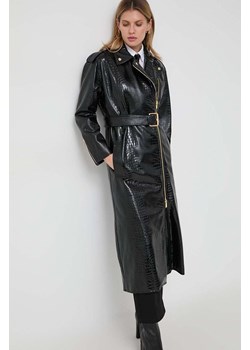 Pinko płaszcz damski kolor czarny przejściowy 102163.A1AT ze sklepu ANSWEAR.com w kategorii Płaszcze damskie - zdjęcie 164576087