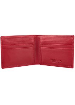Cienki portfel damski skórzany typu SLIM (Czerwony) ze sklepu Koruma ID Protection w kategorii Portfele damskie - zdjęcie 164579169