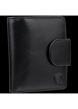 Skórzany damski  portfel z ochroną RFID (Czarny) ze sklepu Koruma ID Protection w kategorii Portfele damskie - zdjęcie 164579919