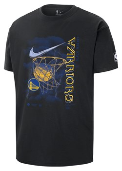 T-shirt męski Nike NBA Golden State Warriors Courtside Max90 - Czerń ze sklepu Nike poland w kategorii T-shirty męskie - zdjęcie 164581616