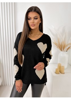 sweter galve czarny uni ze sklepu UBRA w kategorii Swetry damskie - zdjęcie 164584039