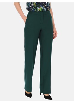 Zielone biznesowe spodnie w kant Potis & Verso Mavi ze sklepu Eye For Fashion w kategorii Spodnie damskie - zdjęcie 164681276