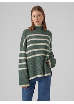 Vero Moda Sweter &quot;Vmwiona&quot; w kolorze zielono-białym ze sklepu Limango Polska w kategorii Swetry damskie - zdjęcie 164685618
