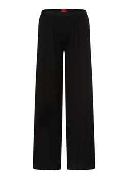 HUGO Damskie spodnie od piżamy Kobiety Dżersej czarny jednolity ze sklepu vangraaf w kategorii Piżamy damskie - zdjęcie 164689928