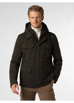 Strellson Męska kurtka funkcyjna Mężczyźni khaki jednolity ze sklepu vangraaf w kategorii Kurtki męskie - zdjęcie 164690047