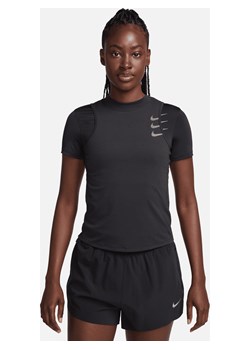 Damska koszulka z krótkim rękawem do biegania Nike Dri-FIT ADV Running Division - Czerń ze sklepu Nike poland w kategorii Bluzki damskie - zdjęcie 164693609