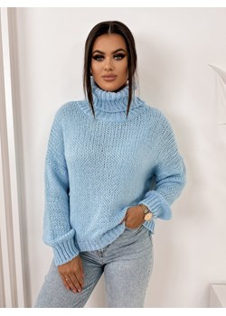 sweter demers błękitny uni ze sklepu UBRA w kategorii Swetry damskie - zdjęcie 164694839