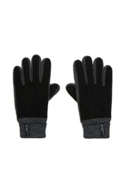 Cropp - Szaro-czarne rękawiczki - szary ze sklepu Cropp w kategorii Rękawiczki męskie - zdjęcie 164717655