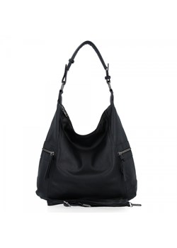 Uniwersalna Torebka Damska firmy Hernan HB0377 Czarna ze sklepu PaniTorbalska w kategorii Torby Shopper bag - zdjęcie 164719145