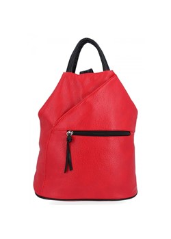 Uniwersalny Plecak Damski firmy Hernan HB0206 Czerwony ze sklepu PaniTorbalska w kategorii Plecaki - zdjęcie 164719248