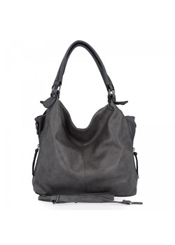 Uniwersalna Torebka Damska XL firmy Hernan HB0153 Szara ze sklepu PaniTorbalska w kategorii Torby Shopper bag - zdjęcie 164725949