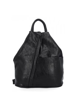 Uniwersalny Plecak Damski XL firmy Hernan HB0136-L Czarny ze sklepu PaniTorbalska w kategorii Plecaki - zdjęcie 164726447