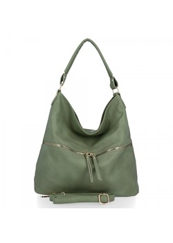 BEE BAG Uniwersalna Torebka Damska Denise w rozmiarze XL Jasno Zielona ze sklepu PaniTorbalska w kategorii Torby Shopper bag - zdjęcie 164728659