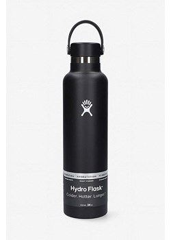 Hydro Flask butelka termiczna 24 OZ Standard Flex Cap S24SX001 kolor czarny ze sklepu PRM w kategorii Bidony i butelki - zdjęcie 164737519