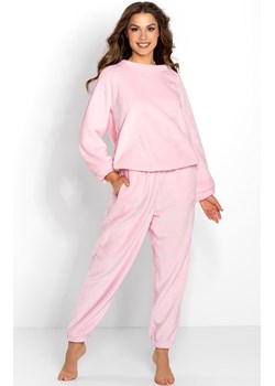 Ciepły różowy dres piżama Kimberly, Kolor różowy, Rozmiar S/M, Momenti per me ze sklepu Intymna w kategorii Piżamy damskie - zdjęcie 164737569
