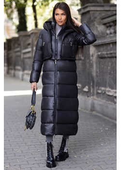 Kurtka BELLENIDA BLACK ze sklepu Ivet Shop w kategorii Płaszcze damskie - zdjęcie 164737825