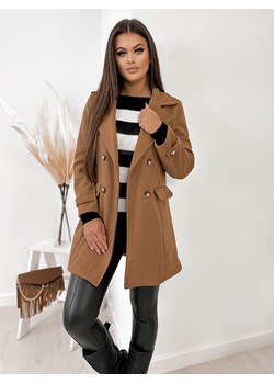 płaszcz digby brązowy one size ze sklepu UBRA w kategorii Płaszcze damskie - zdjęcie 164747339