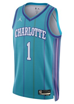 Koszulka męska Nike Dri-FIT NBA Swingman LaMelo Ball Charlotte Hornets 2023/24 - Niebieski ze sklepu Nike poland w kategorii T-shirty męskie - zdjęcie 164747568