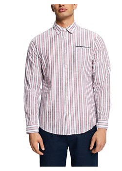 ESPRIT Koszula - Slim fit - w kolorze białym ze wzorem ze sklepu Limango Polska w kategorii Koszule męskie - zdjęcie 164749775