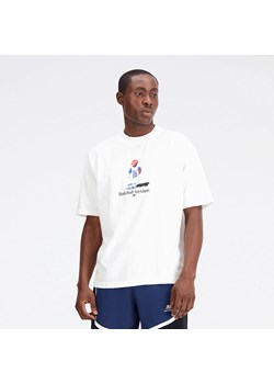 Koszulka męska New Balance MT33588SST – biała ze sklepu New Balance Poland w kategorii T-shirty męskie - zdjęcie 164753525