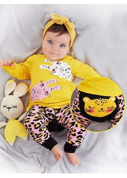 Denokids 2-częściowy zestaw "Leopard" w kolorze żółto-jasnoróżowym - id: 13086022 - marki Denokids - 164791666 Denokids 2-częściowy zestaw "Leopard" w kolorze żółto-jasnoróżowym ze sklepu Limango Polska w kategorii Dresy dla niemowlaka - zdjęcie 164791666