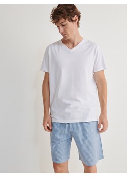 Reserved - Piżama dwuczęściowa - biały ze sklepu Reserved w kategorii Piżamy męskie - zdjęcie 164794598