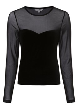 mbyM Damska koszulka z długim rękawem Kobiety czarny jednolity ze sklepu vangraaf w kategorii Bluzki damskie - zdjęcie 164800366