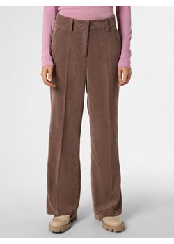 Cambio Spodnie Kobiety taupe jednolity ze sklepu vangraaf w kategorii Spodnie damskie - zdjęcie 164800399