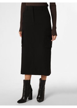 Y.A.S Spódnica damska Kobiety Sztuczne włókno czarny jednolity ze sklepu vangraaf w kategorii Spódnice - zdjęcie 164800455