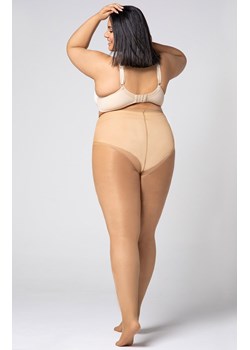 Gładkie rajstopy plus size damskie Hip-notic bikini 20 DEN, Kolor beżowy (jasper), Rozmiar 5, Mona Queen Size ze sklepu Primodo w kategorii Rajstopy - zdjęcie 164805249