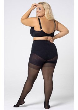 Gładkie rajstopy plus size damskie Shaping 30 DEN, Kolor czarny (onyx), Rozmiar 5, Mona Queen Size ze sklepu Primodo w kategorii Rajstopy - zdjęcie 164805305