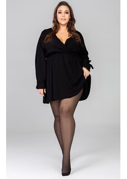 Gładkie rajstopy damskie plus size Sofia 40 DEN, Kolor czarny (onyx), Rozmiar 5, Mona Queen Size ze sklepu Primodo w kategorii Rajstopy - zdjęcie 164805309