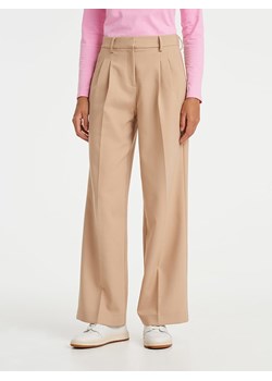 OPUS Spodnie &quot;Melpa&quot; w kolorze beżowym ze sklepu Limango Polska w kategorii Spodnie damskie - zdjęcie 164811155