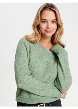 Sinsay - Sweter z miękkiej dzianiny - zielony ze sklepu Sinsay w kategorii Swetry damskie - zdjęcie 164813076